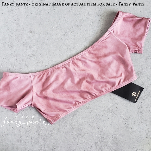 NWT VIX PASAR OFF THE SHOULDER BIKINI TOP PINK SM - Picture 2 of 7